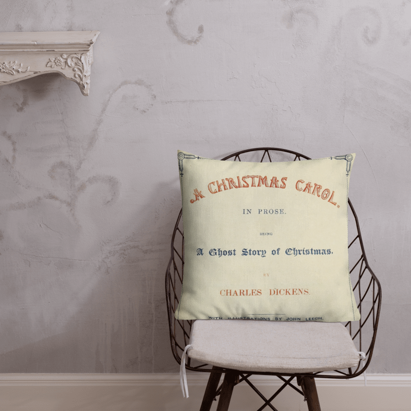 A Christmas Carol - The End of It - Premium Throw Pillow