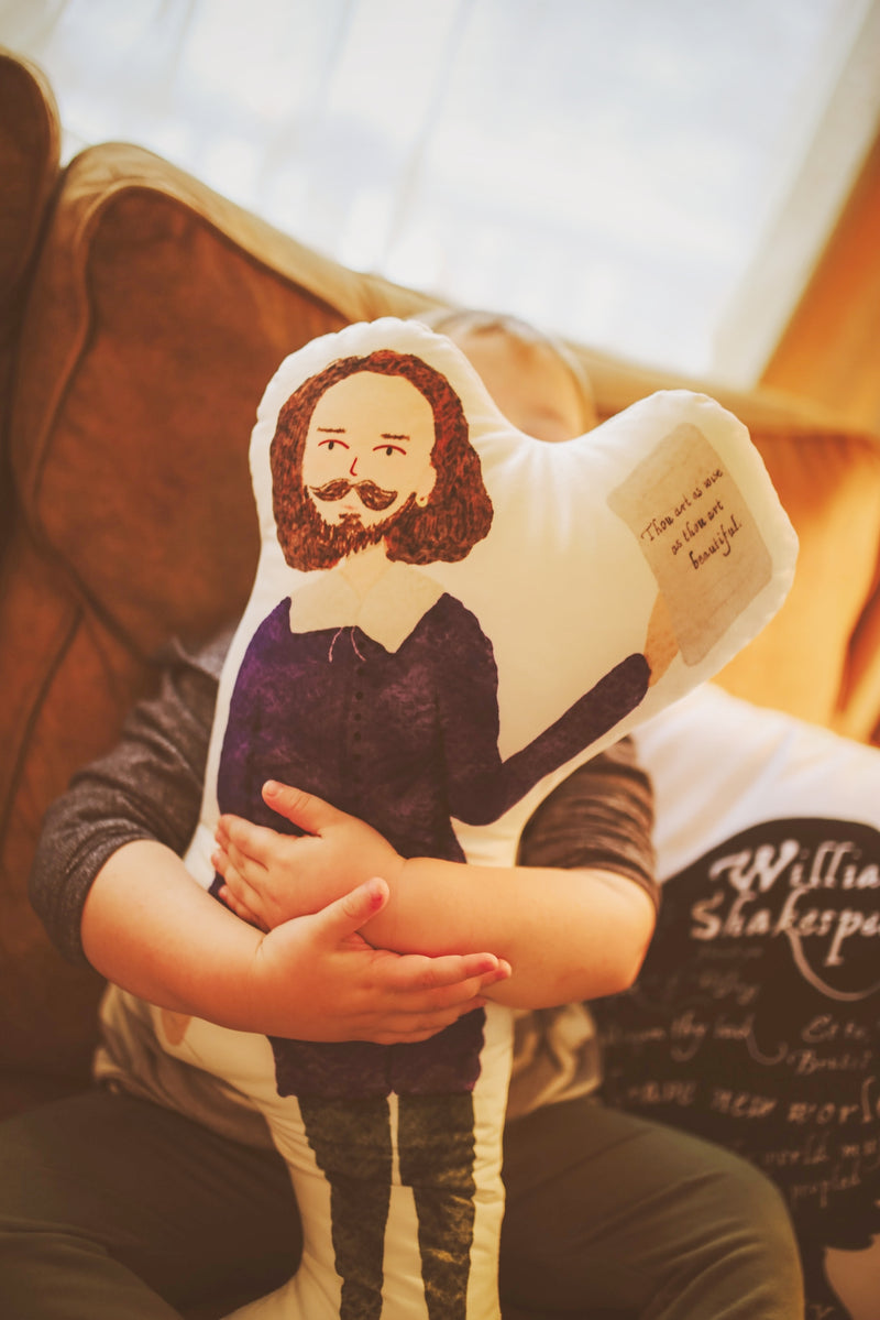 William Shakespeare Soft Pillow Friend - Full Body