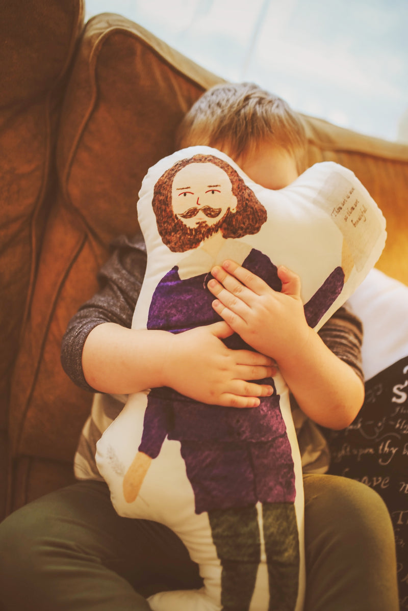William Shakespeare Soft Pillow Friend - Full Body