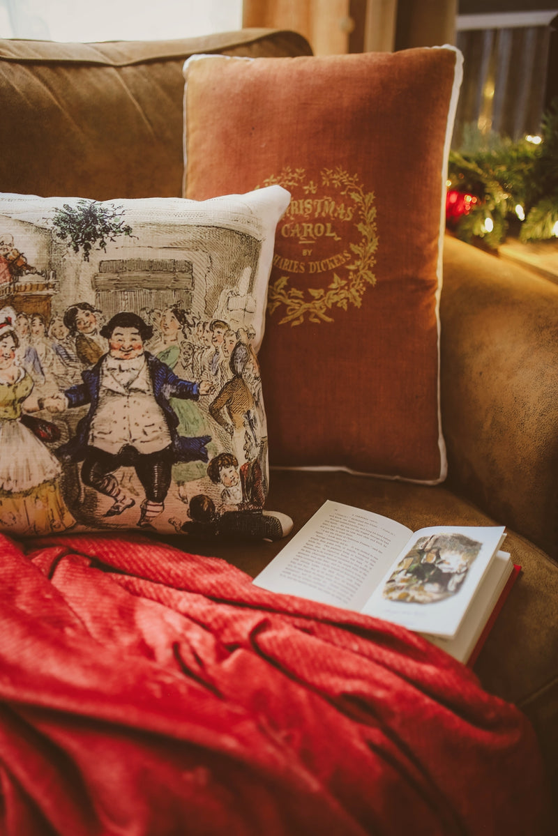 A Christmas Carol - Fezziwig's Party - Premium Throw Pillow