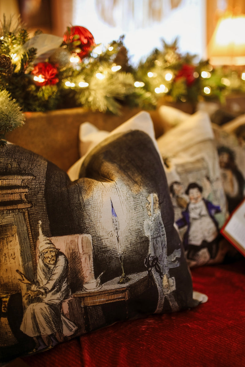 A Christmas Carol - Marley's Ghost - Premium Throw Pillow