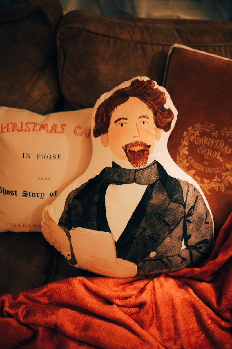 Charles Dickens Soft Pillow Friend