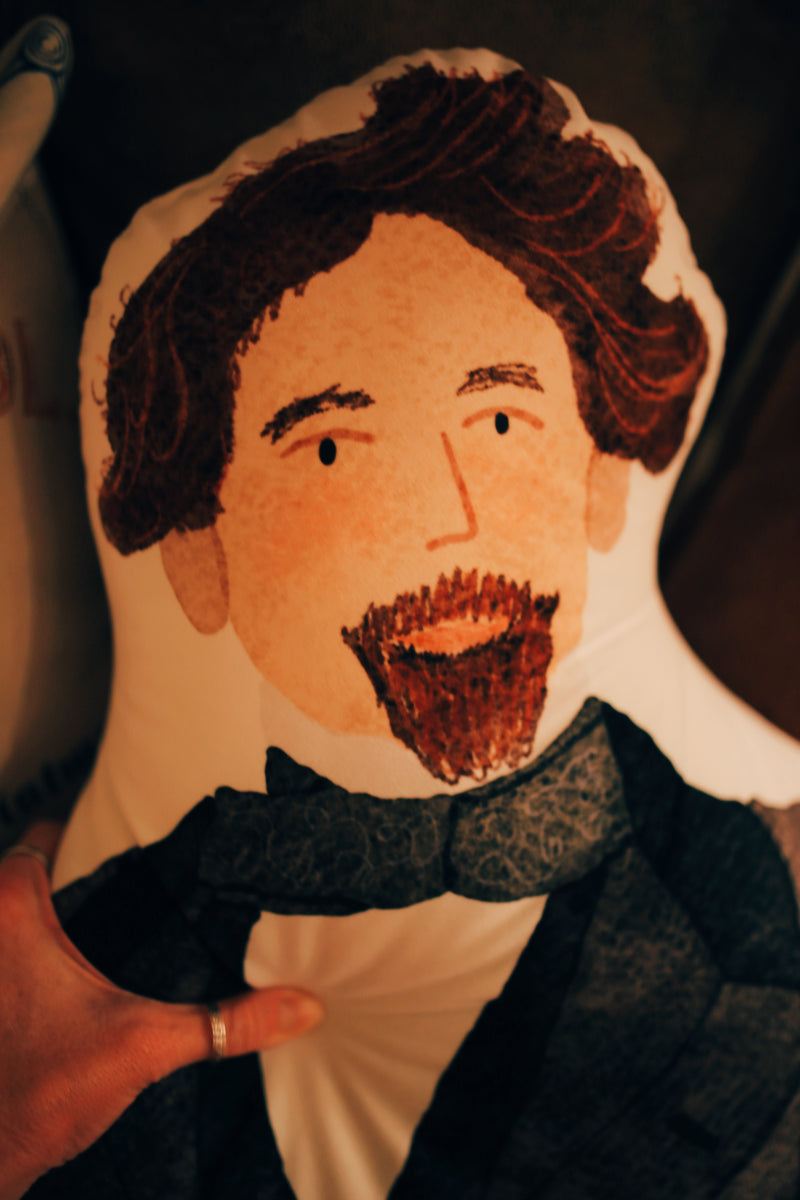 Charles Dickens Soft Pillow Friend