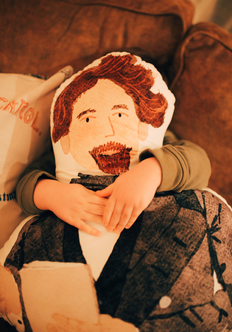 Charles Dickens Soft Pillow Friend