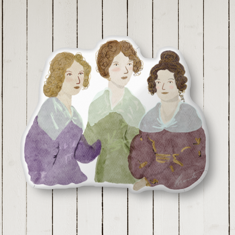 Brontë Sisters Soft Pillow Friend - Anne, Emily, and Charlotte