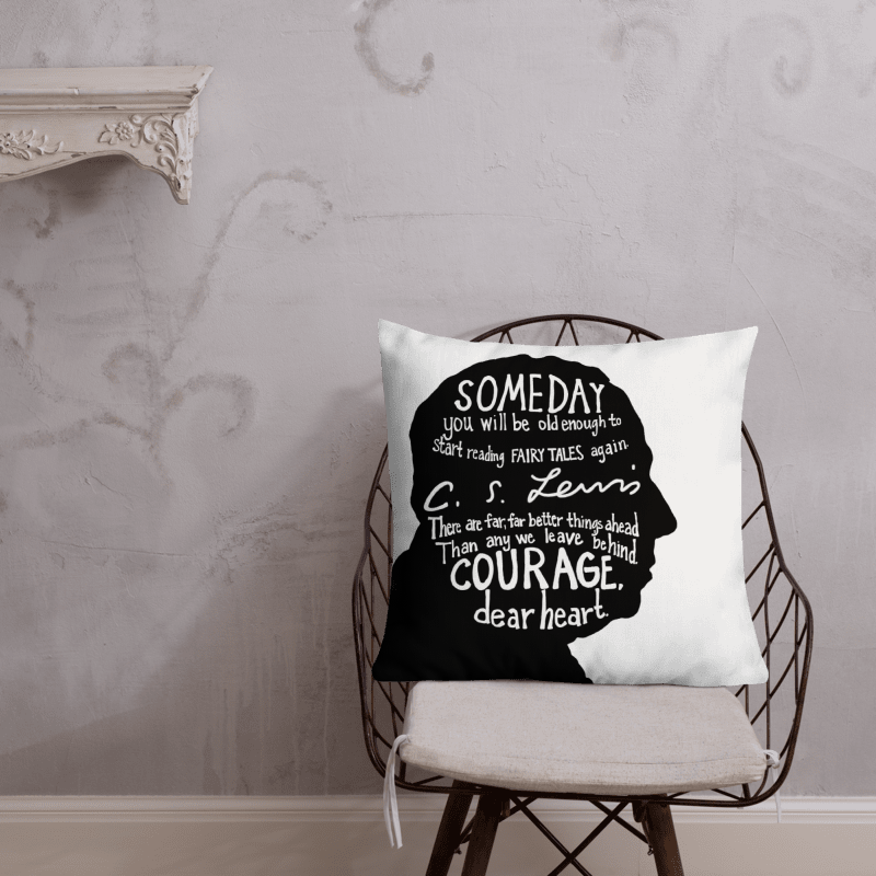 C.S. Lewis Premium Throw Pillow