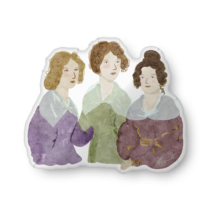 Brontë Sisters Soft Pillow Friend - Anne, Emily, and Charlotte