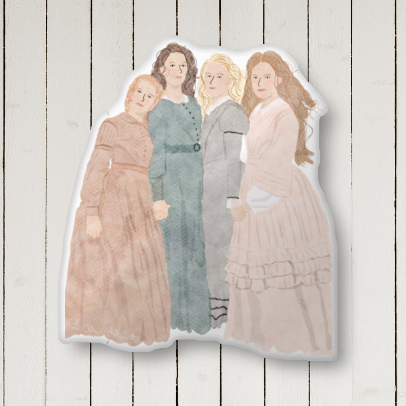Little Women Soft Pillow Friends