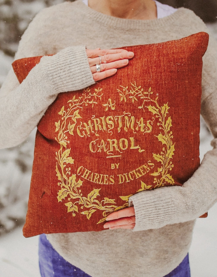 A Christmas Carol - Original Cover - Premium Throw Pillow