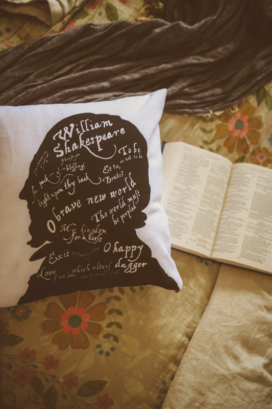 William Shakespeare Premium Throw Pillow