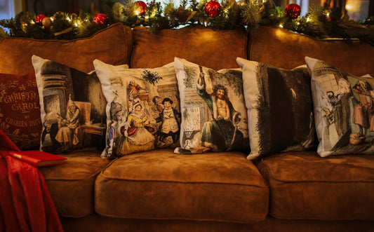 A Christmas Carol - The Ghost of Christmas Yet to Come - Premium Throw Pillow