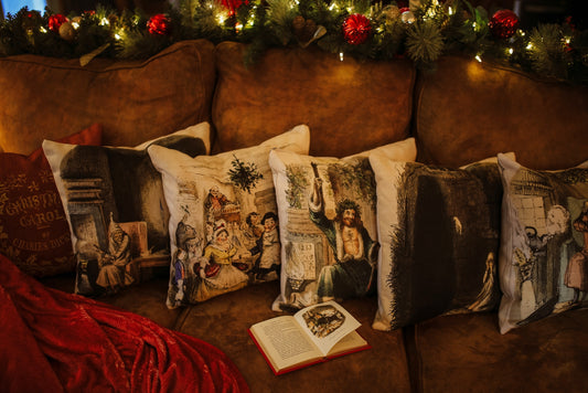 A Christmas Carol - The Ghost of Christmas Present - Premium Throw Pillow
