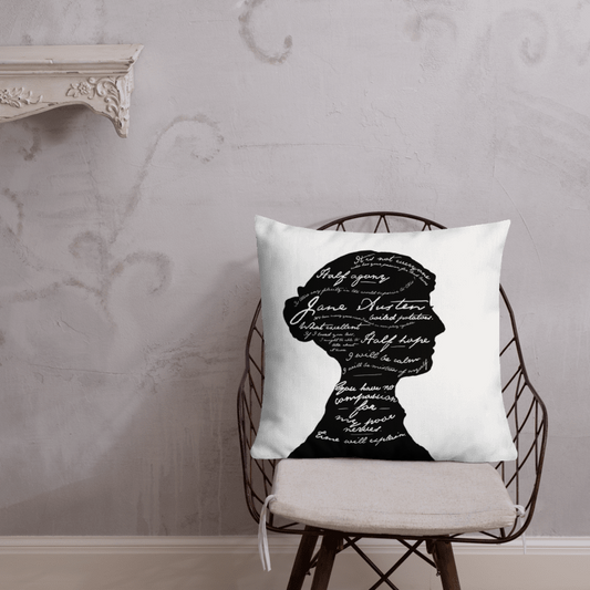 Jane Austen Premium Throw Pillow
